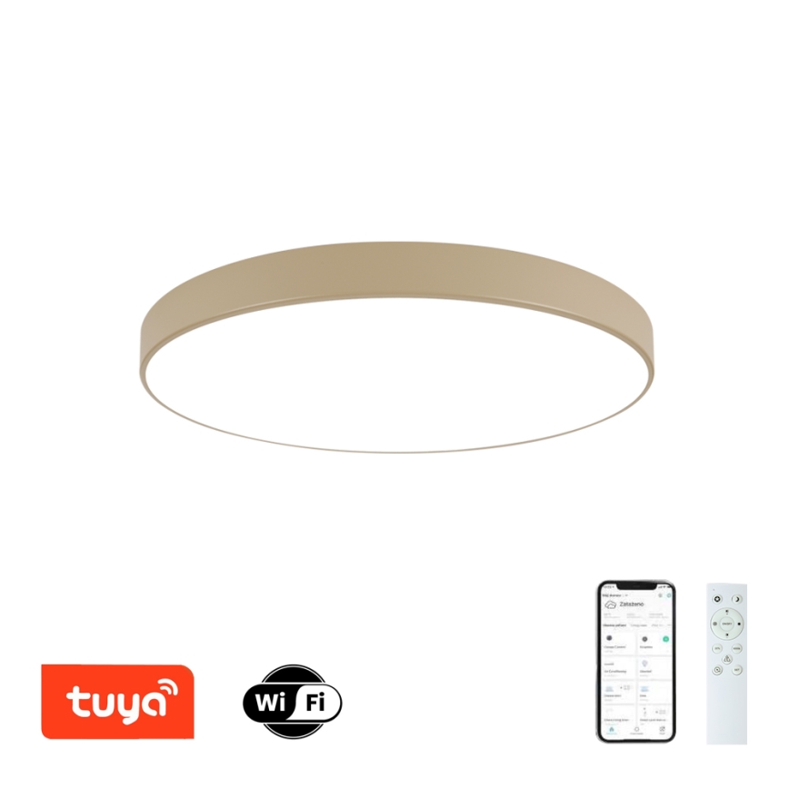 Brilagi - Regulējama LED griestu lampa POOL SMART LED/100W/230V 3000-6000K 80 cm bēša Wi-Fi Tuya + tālvadība
