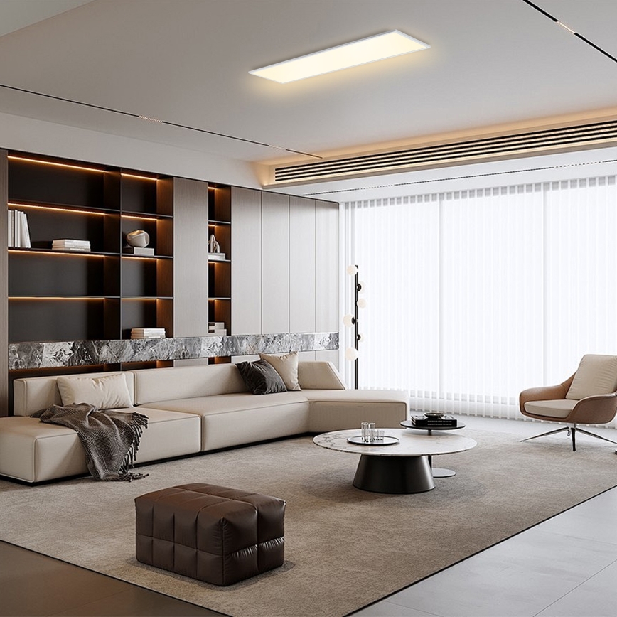 Brilagi - LED regulējams griestu gaismeklis SLIMFRAME LED/58W/230V 120x30 cm 3000-6000K balts + tālvadības pults