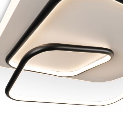 BRILAGI - LED aptumšojama griestu lampa FLARE LED/81W/230V 3000-6000K 50x50 cm balta/melna + tālvadība
