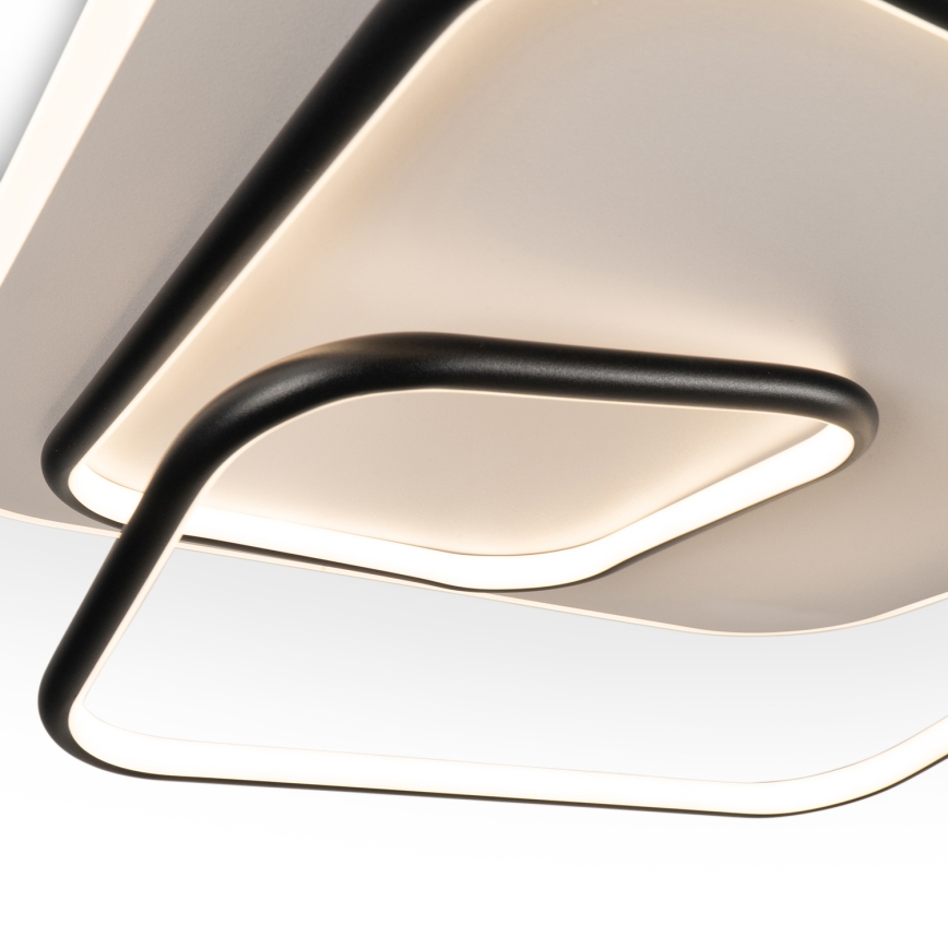 BRILAGI - LED aptumšojama griestu lampa FLARE LED/81W/230V 3000-6000K 50x50 cm balta/melna + tālvadība