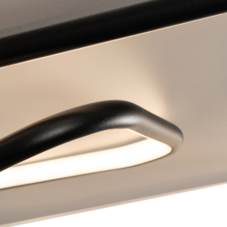 BRILAGI - LED aptumšojama griestu lampa FLARE LED/81W/230V 3000-6000K 50x50 cm balta/melna + tālvadība