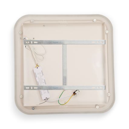 BRILAGI - LED aptumšojama griestu lampa FLARE LED/81W/230V 3000-6000K 50x50 cm balta/melna + tālvadība
