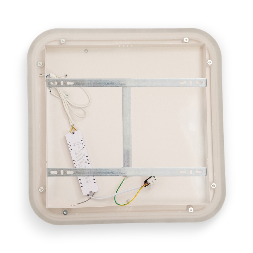 BRILAGI - LED aptumšojama griestu lampa FLARE LED/81W/230V 3000-6000K 50x50 cm balta/melna + tālvadība