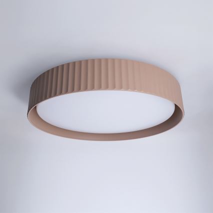 Brilagi - LUCIA LED griestu gaismeklis ar regulējamu spilgtumu LED/48W/230V 3000-6500K Ø41 cm taupe + tālvadība