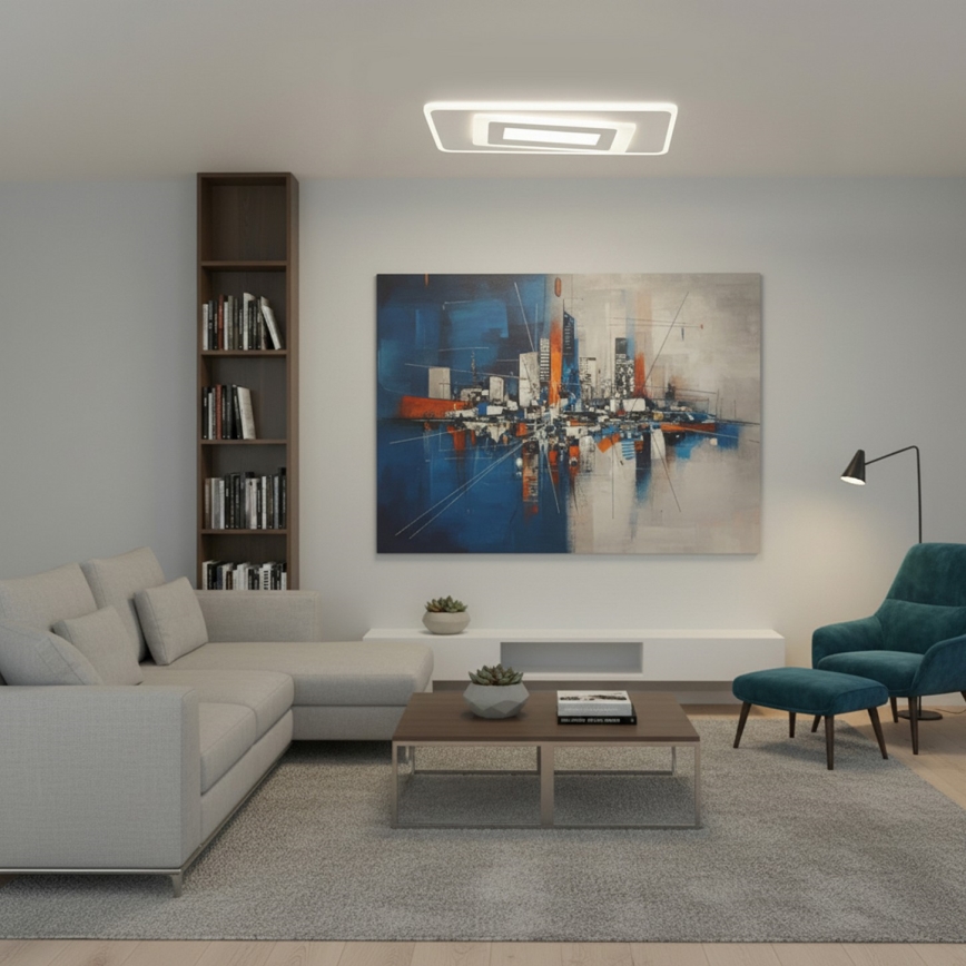 BRILAGI - LED Dimmējama griestu lampa MODERN LED/51W/230V 3000-6000K 20x40 cm + ar tālvadības pulti