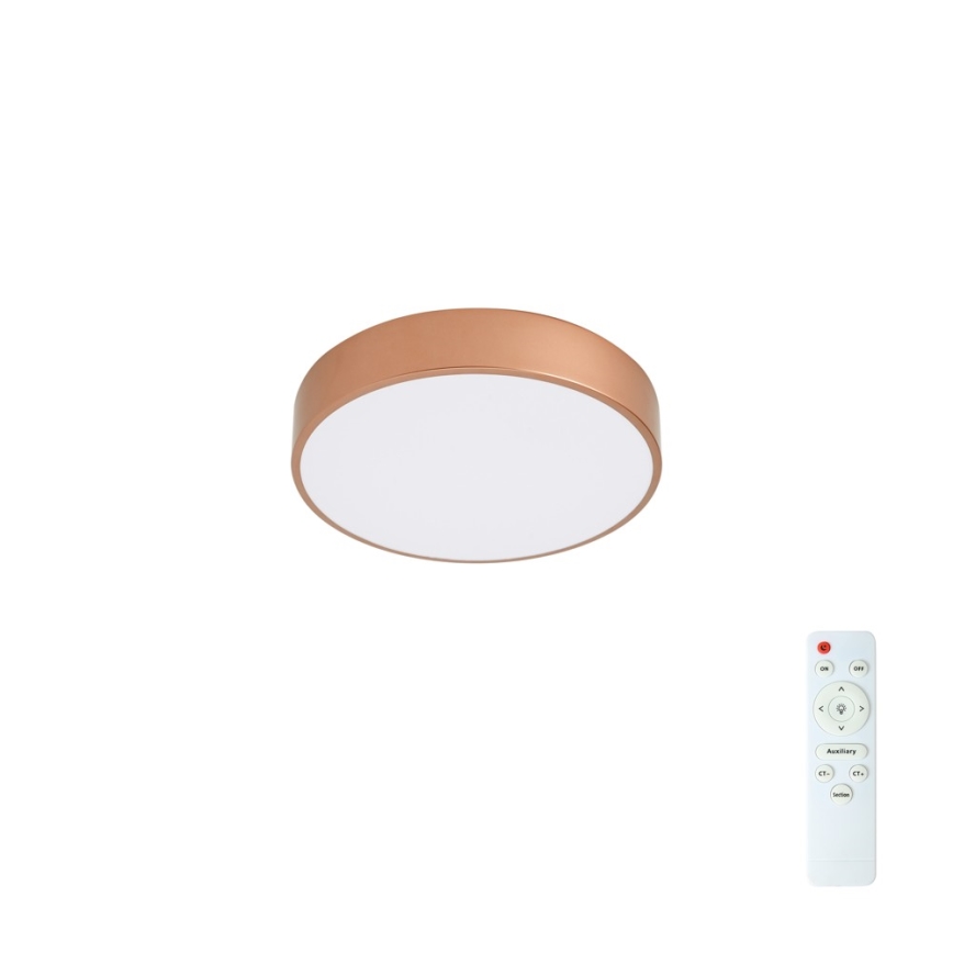 BRILAGI - Dimmējams POOL LED griestu gaismeklis LED/36W/230V 3000-6000K Ø 30 cm bronzas krāsā + tālvadības pults