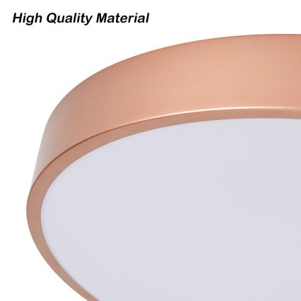 BRILAGI - Dimmējams POOL LED griestu gaismeklis LED/36W/230V 3000-6000K Ø 30 cm bronzas krāsā + tālvadības pults