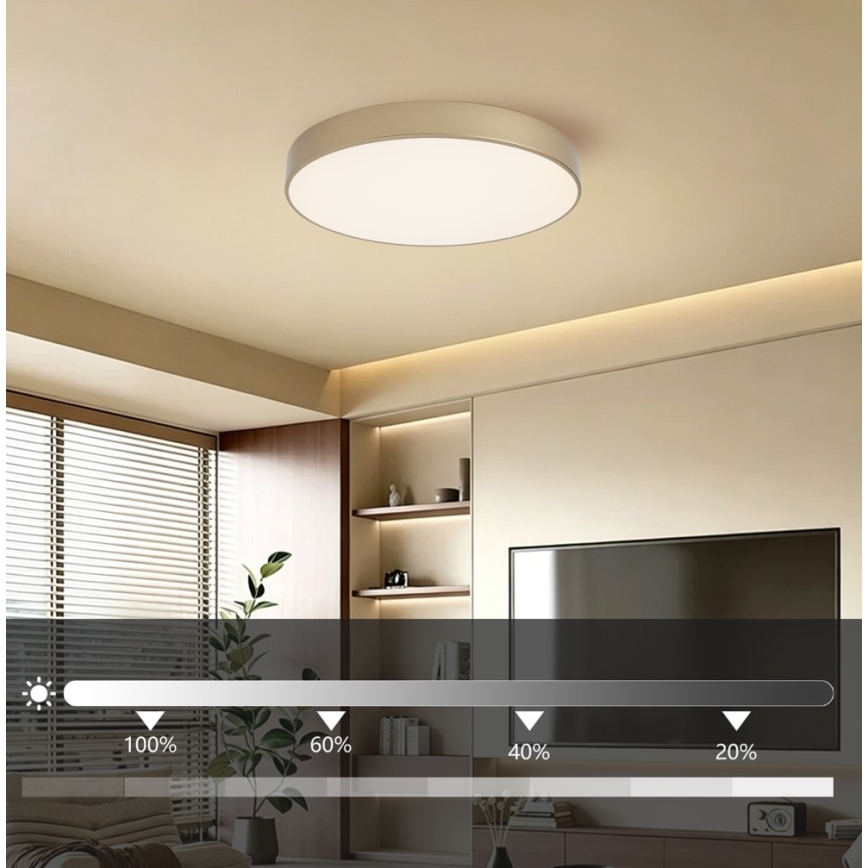 BRILAGI - LED aptumšojama griestu lampa POOL LED/60W/230V 3000-6000K Ø 50 cm zelta + tālvadības pults