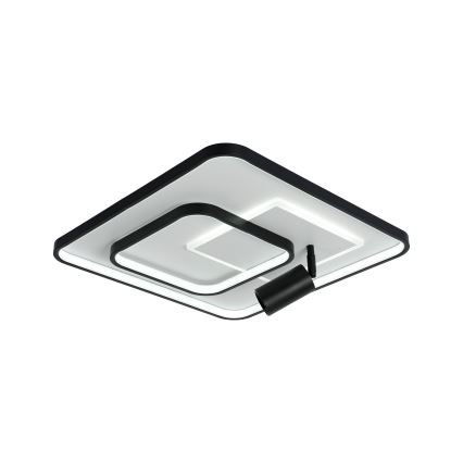 Brilagi - Regulējams LED griestu gaismeklis UNITY LED/75W/230V + 1xGU10/3W 3000-6000K 50x50 cm balts/melns + ar tālvadības pulti