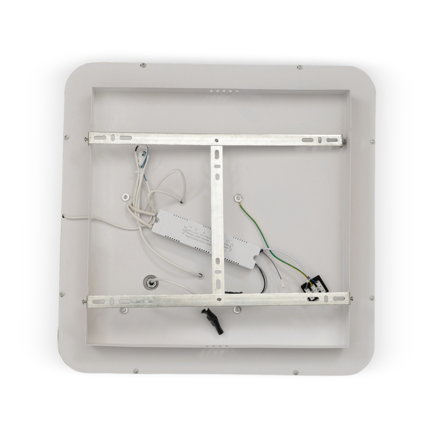 BRILAGI - Regulējams LED griestu gaismeklis UNITY LED/75W/230V + 1xGU10/3W 3000-6000K 50x50 cm balts/melns + ar tālvadības pulti