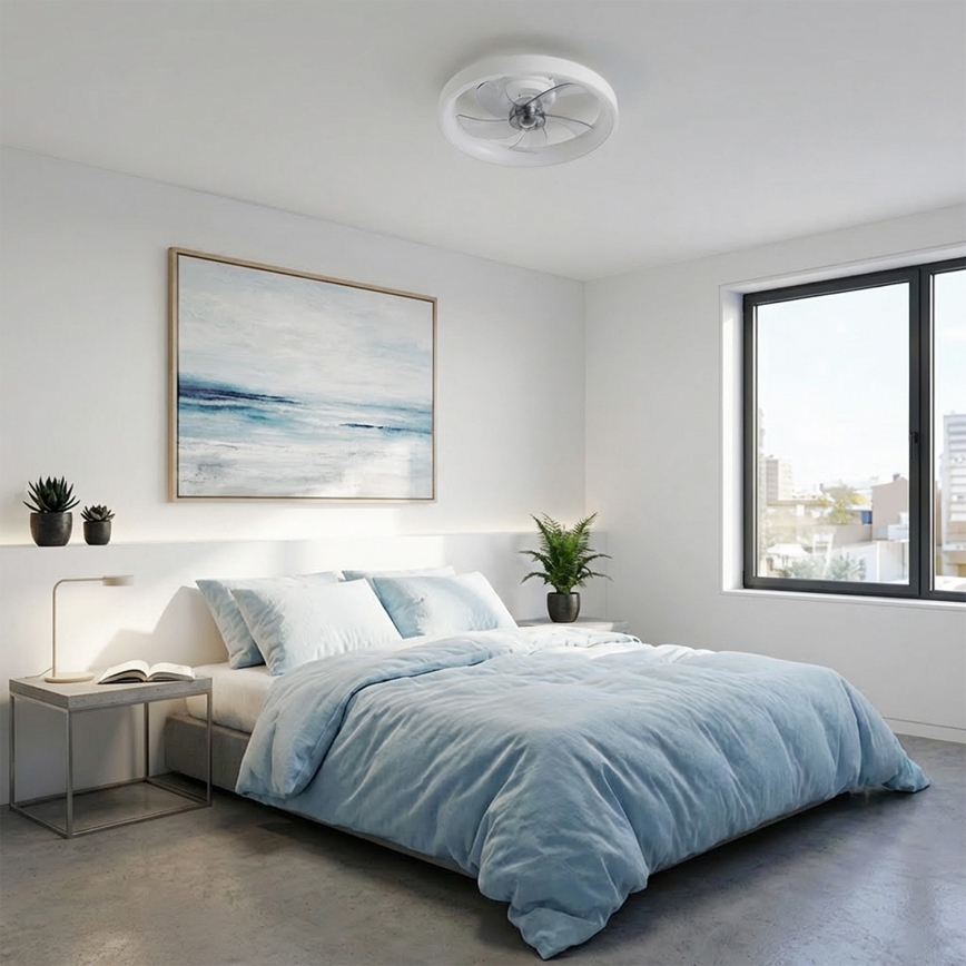 Brilagi - griestu ventilators ar aptumšojamu LED apgaismojumu LED/34W/230V 3000-6500K Ø 50 cm balts + tālvadības pults