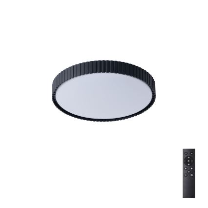 Brilagi - Aptumšojama griestu lampa ORINO LED/54W/230V 3000-6000K melna Ø 43 cm + tālvadības pults