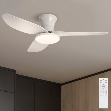 Brilagi - Dimerējams LED griestu ventilators LED/30W/230V 3000-6500K balts + tālvadības pults