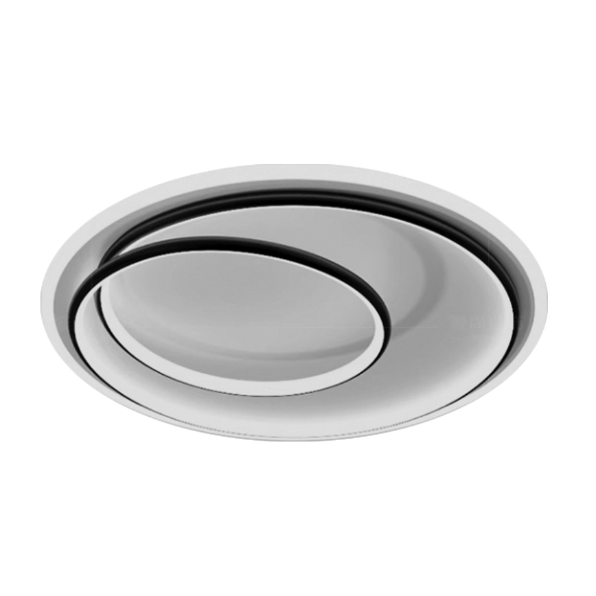 BRILAGI - LED aptumšojams griestu gaismeklis FLARE LED/38W/230V 3000-6000K Ø 48 cm melns/balts + tālvadība