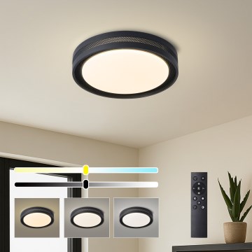 Brilagi - Dimmējama LED griestu lampa KREON LED/54W/230V 3000-6000K balta Ø 38 cm + tālvadības pults