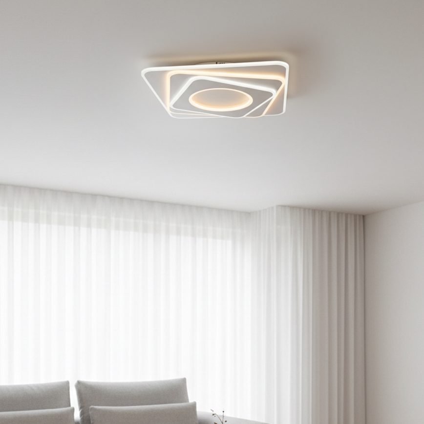 Brilagi - LED griestu gaismeklis ar regulējamu spilgtumu MODERN LED/100W/230V 3000-6000K 48x48 cm + tālvadības pults
