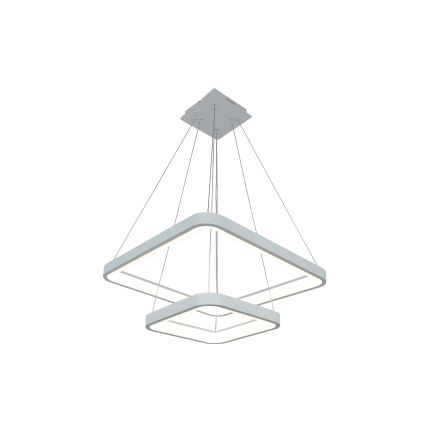 Brilagi - LED dimerējams piekārtais lustrs uz kabeļa FALCON SLIM LED/78W/230V 3000-6500K 50x50 cm balts + tālvadības pults