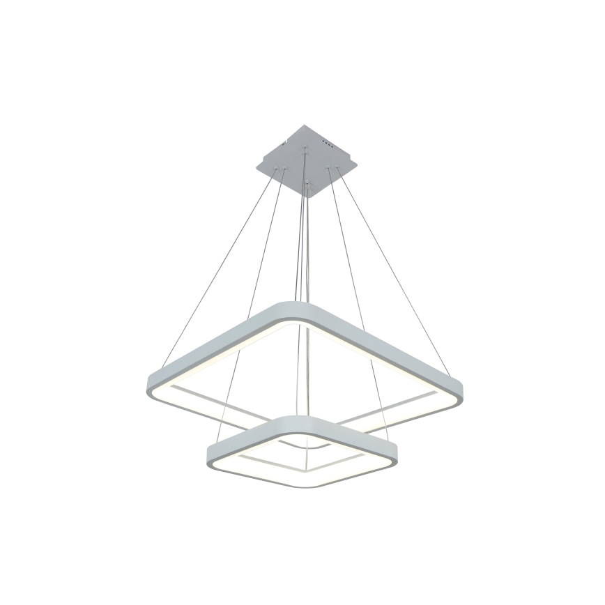 Brilagi - LED dimerējams piekārtais lustrs uz kabeļa FALCON SLIM LED/78W/230V 3000-6500K 50x50 cm balts + tālvadības pults