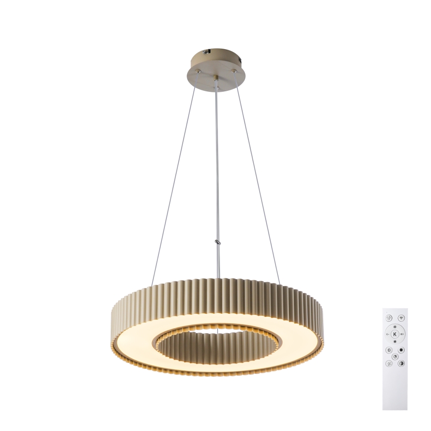 Brilagi - LED dimmējama karājamā lampa uz kabeļa LUMIX LED/48W/230V 3000-6000K bēša Ø 50 cm + tālvadība