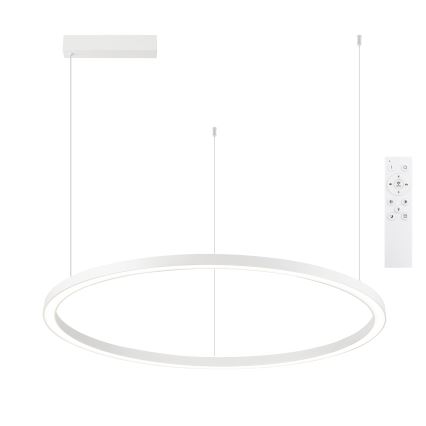 Brilagi - regulējama LED lustra uz troses PORTOFINO LED/60W/230V 3000–6000K Ø 80 cm balta + tālvadības pults