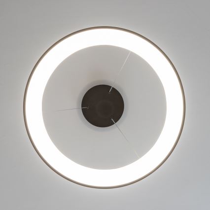 BRILAGI - LED dimmējama pakaramā lampa uz troses FALCON II LED/99W/230V 3000-6500K Ø 60 cm melna + ar tālvadības pulti