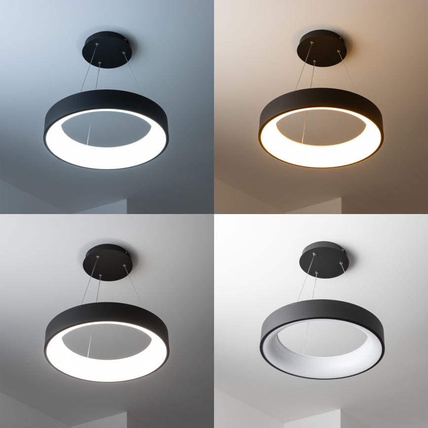 Brilagi - LED lustra ar regulējamu spilgtumu uz troses FALCON LED/80W/230V 3000-6500K Ø 60 cm melna + ar tālvadību