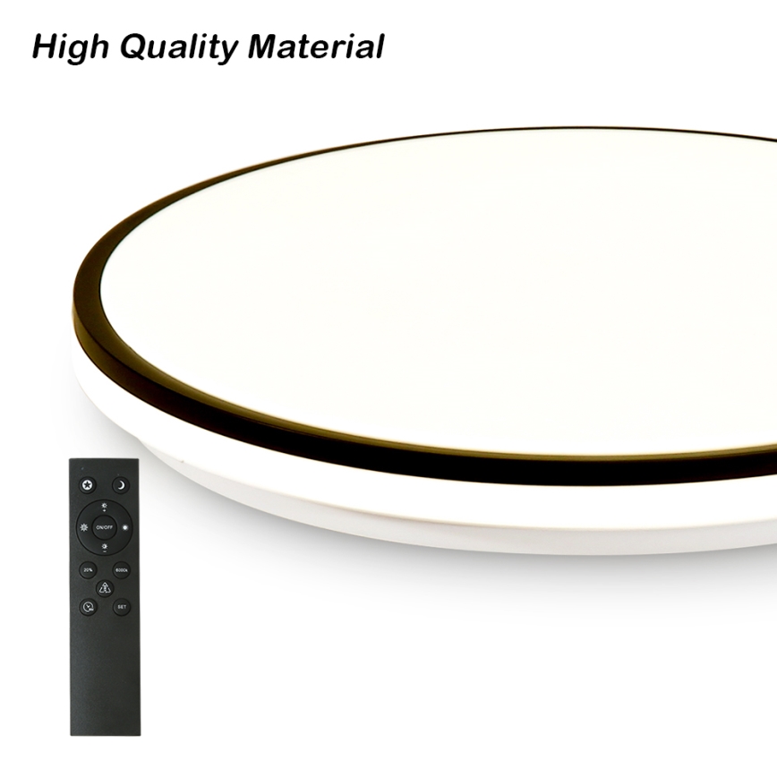 Brilagi - Dimbējams LED griestu gaismeklis SMART LED/36W/230V Ø 48 cm 3000-6000K Wi-Fi Tuya Beacon + tālvadības pults