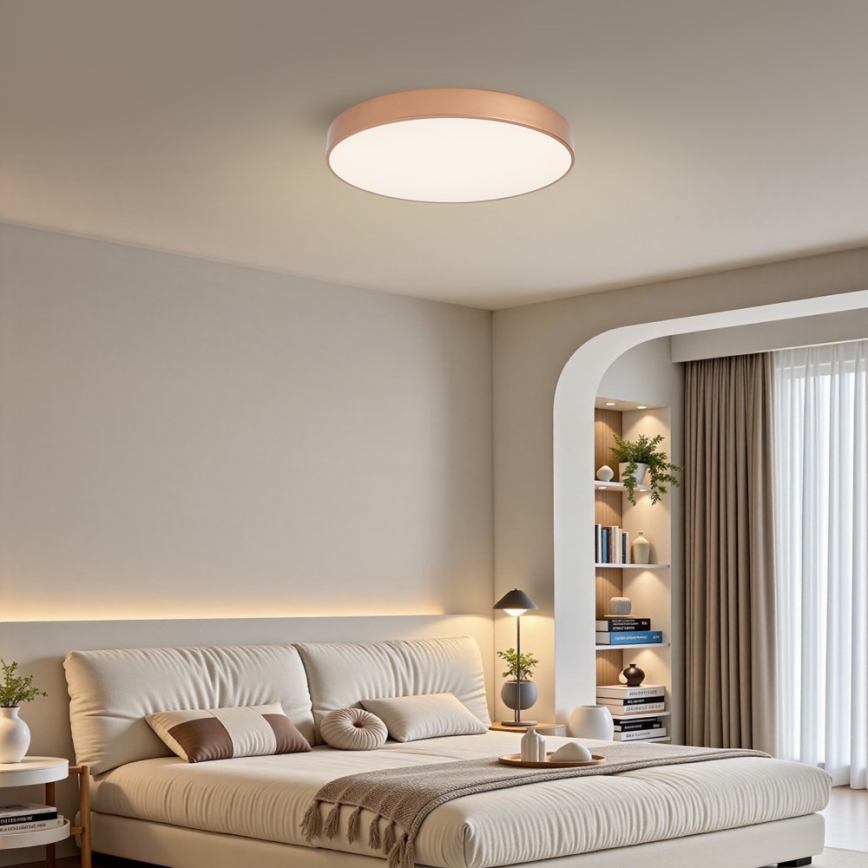 BRILAGI - LED regulējama griestu lampa POOL LED/60W/230V 3000-6000K Ø 60 cm bronzas krāsā + tālvadības pults