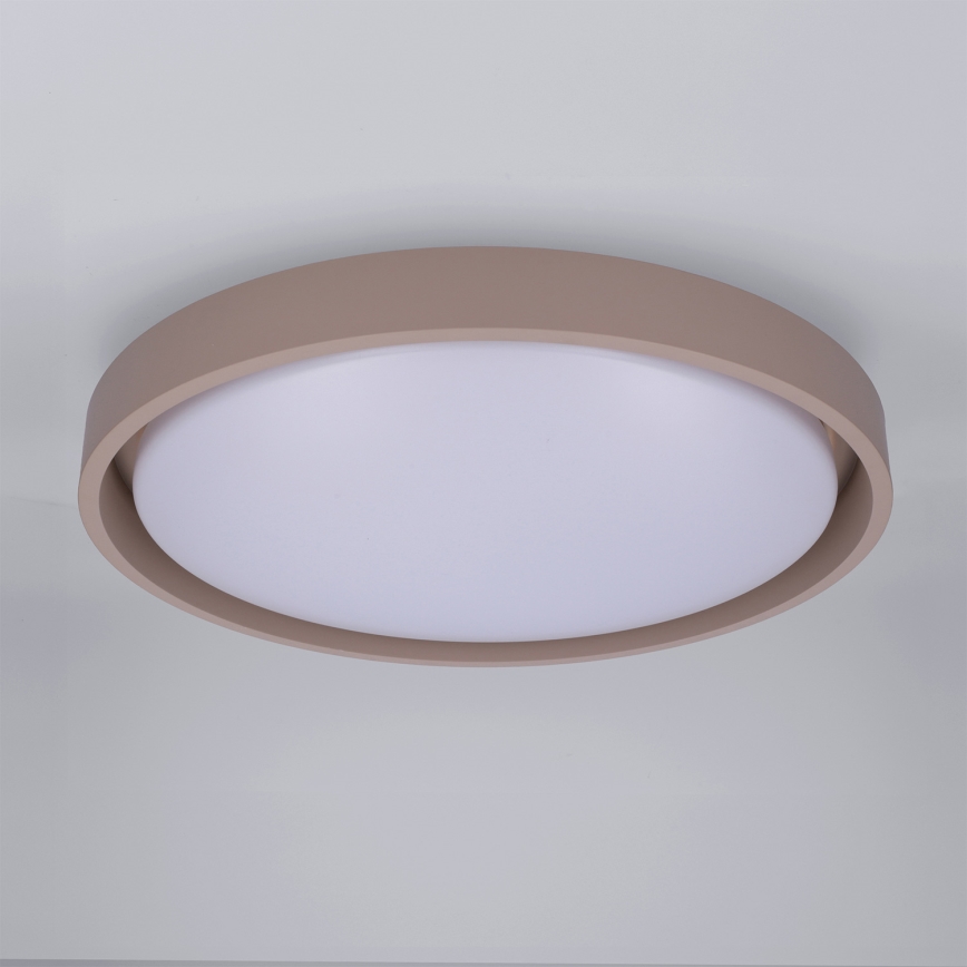 Brilagi - dimējams LED griestu gaismeklis MATTEO LED/48W/230V 3000-6500K Ø 41 cm taupe + ar tālvadības pulti