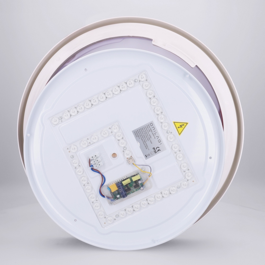 Brilagi - dimējams LED griestu gaismeklis MATTEO LED/48W/230V 3000-6500K Ø 41 cm taupe + ar tālvadības pulti