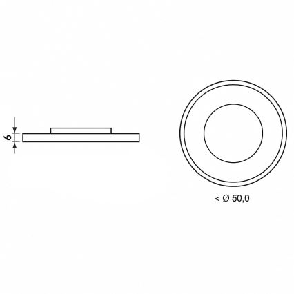Brilagi - LED regulējama griestu lampa ORELIS LED/80W/230V 3000-6000K Ø 50 cm + ar tālvadības pulti