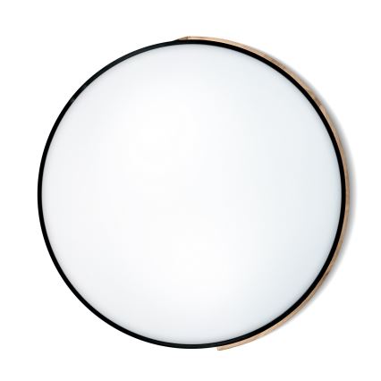 Brilagi - LED regulējams griestu gaismeklis PILANA LED/72W/230V 3000-6500K ozols/melns Ø 80 cm + tālvadības pults