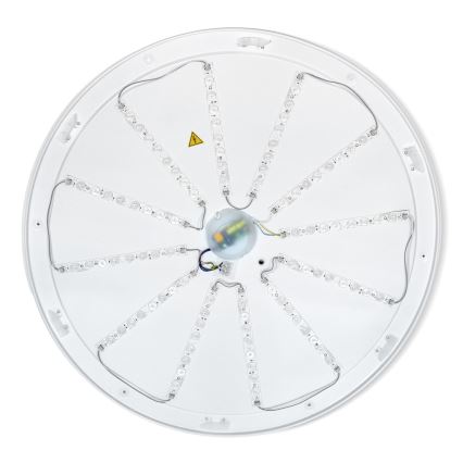 Brilagi - LED regulējams griestu gaismeklis PILANA LED/72W/230V 3000-6500K ozols/melns Ø 80 cm + tālvadības pults