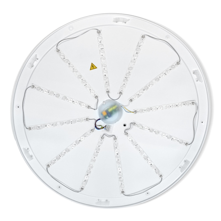 Brilagi - LED regulējams griestu gaismeklis PILANA LED/72W/230V 3000-6500K ozols/melns Ø 80 cm + tālvadības pults