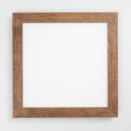 Brilagi - Regulējama LED griestu lampa SLIMFRAME WOOD LED/36W/230V 49,5x49,5 cm 3000-6000K tumši brūna + tālvadības pults