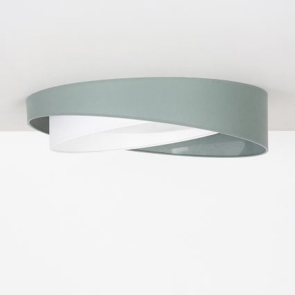BRILAGI - LED regulējams griestu gaismeklis VELVET TWIST LED/36W/230V 3000-6000K Ø 65 cm Wi-Fi Tuya Beacon zaļš/balts + ar tālvadības pulti