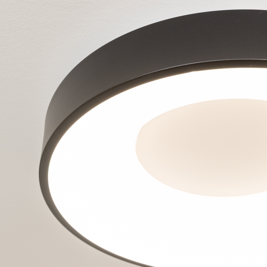 Brilagi - aptumšojams LED griestu lukturis FALCON II LED/67W/230V 3000-6500K Ø 40 cm melns + ar tālvadības pulti