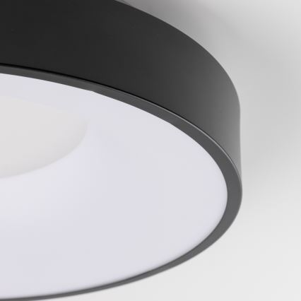 Brilagi - aptumšojams LED griestu lukturis FALCON II LED/67W/230V 3000-6500K Ø 40 cm melns + ar tālvadības pulti