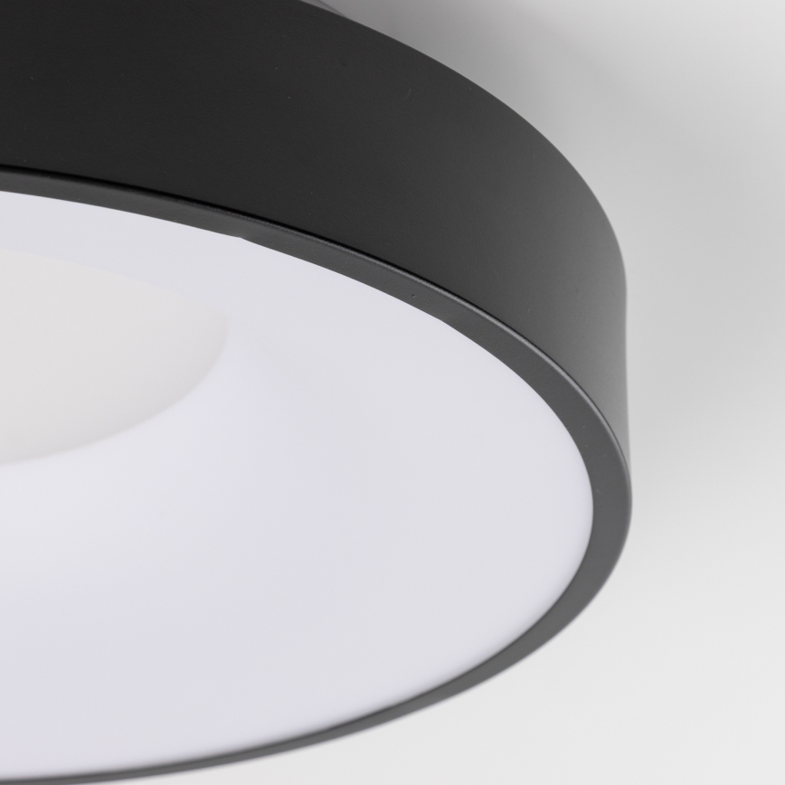 Brilagi - aptumšojams LED griestu lukturis FALCON II LED/67W/230V 3000-6500K Ø 40 cm melns + ar tālvadības pulti