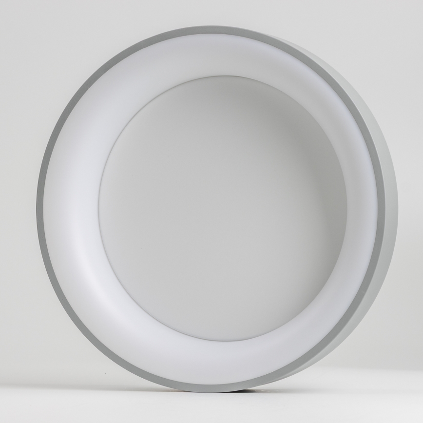 Brilagi - LED aptumšojams griestu gaismeklis FALCON LED/40W/230V 3000-6500K Ø45 cm pelēks + tālvadības pults