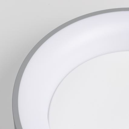 Brilagi - LED aptumšojams griestu gaismeklis FALCON LED/40W/230V 3000-6500K Ø45 cm pelēks + tālvadības pults