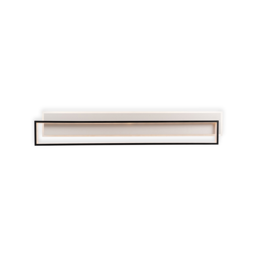 BRILAGI - Dimējams LED griestu gaismeklis OUTLINE LED/90W/230V 3000-6000K 18x100 cm balts/melns + ar tālvadības pulti