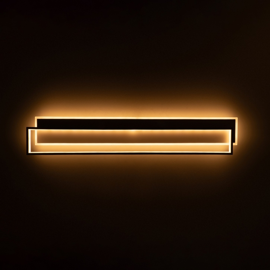 BRILAGI - Dimējams LED griestu gaismeklis OUTLINE LED/90W/230V 3000-6000K 18x100 cm balts/melns + ar tālvadības pulti