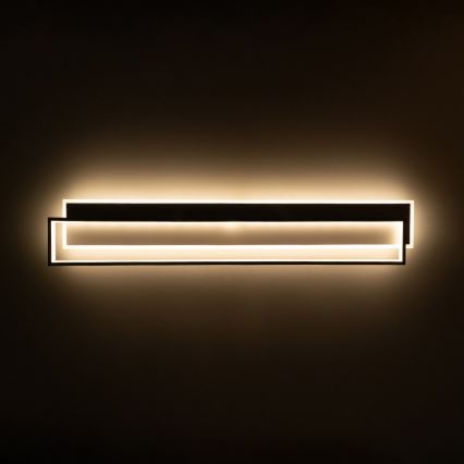 BRILAGI - Dimējams LED griestu gaismeklis OUTLINE LED/90W/230V 3000-6000K 18x100 cm balts/melns + ar tālvadības pulti