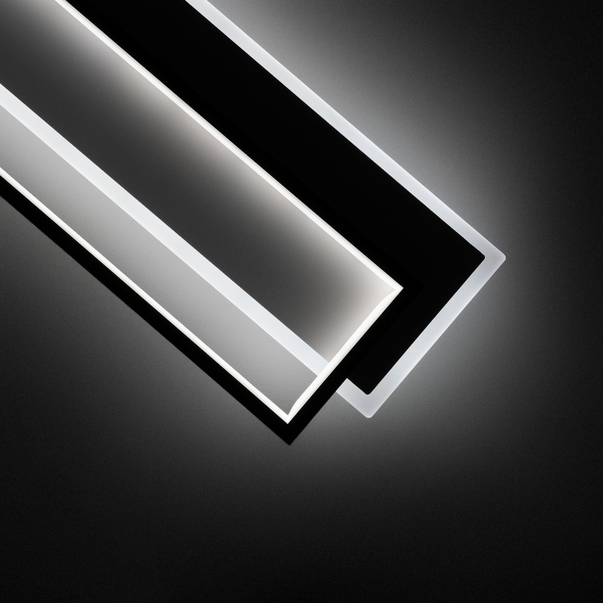 BRILAGI - Dimējams LED griestu gaismeklis OUTLINE LED/90W/230V 3000-6000K 18x100 cm balts/melns + ar tālvadības pulti