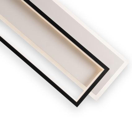 BRILAGI - Dimējams LED griestu gaismeklis OUTLINE LED/90W/230V 3000-6000K 18x100 cm balts/melns + ar tālvadības pulti