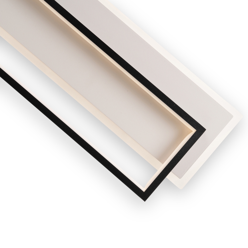 BRILAGI - Dimējams LED griestu gaismeklis OUTLINE LED/90W/230V 3000-6000K 18x100 cm balts/melns + ar tālvadības pulti