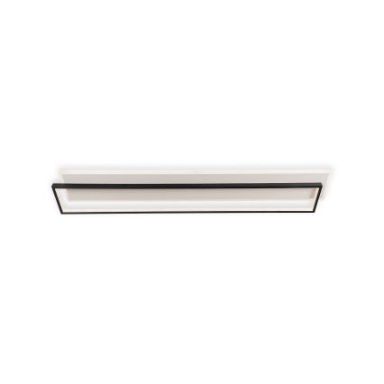 BRILAGI - Dimējams LED griestu gaismeklis OUTLINE LED/90W/230V 3000-6000K 18x100 cm balts/melns + ar tālvadības pulti