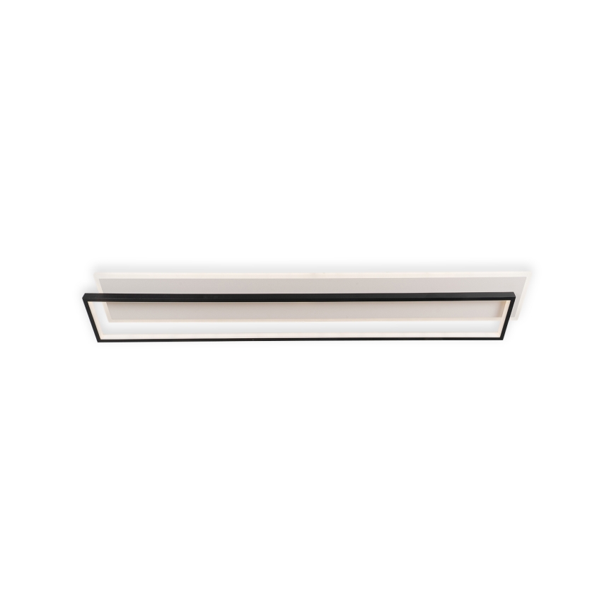 BRILAGI - Dimējams LED griestu gaismeklis OUTLINE LED/90W/230V 3000-6000K 18x100 cm balts/melns + ar tālvadības pulti