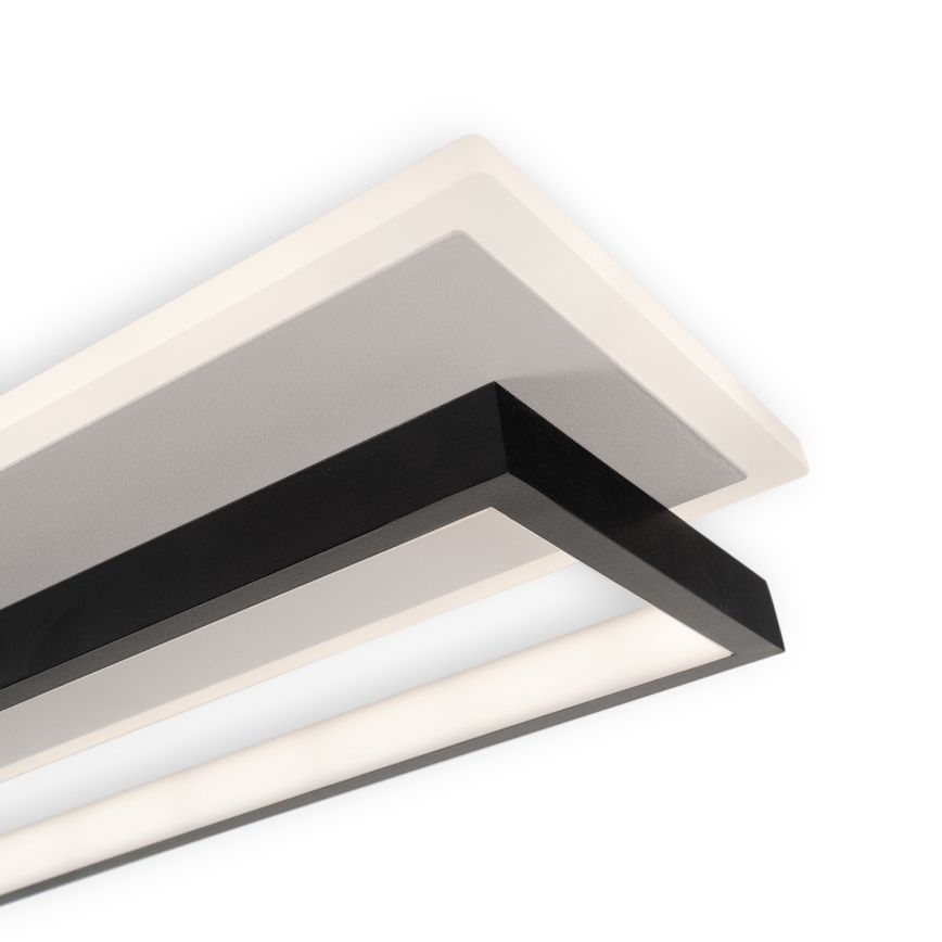 BRILAGI - Dimējams LED griestu gaismeklis OUTLINE LED/90W/230V 3000-6000K 18x100 cm balts/melns + ar tālvadības pulti